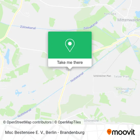 Msc Bestensee E. V. map