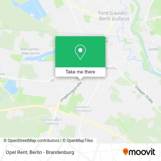 Opel Rent map