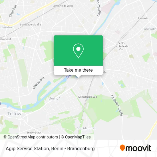 Agip Service Station map