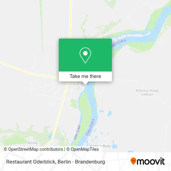 Restaurant Oderblick map