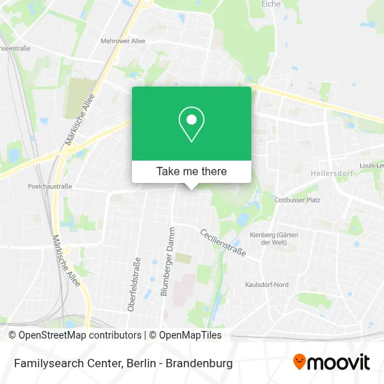 Familysearch Center map