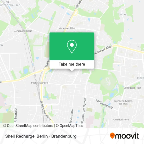 Shell Recharge map
