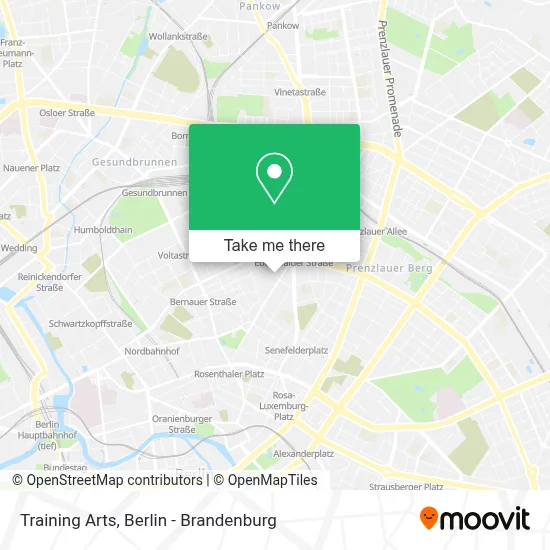 Training Arts map