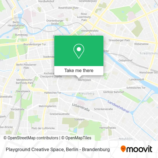 Playground Creative Space map