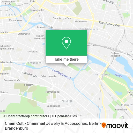 Chain Cult - Chainmail Jewelry & Accessories map