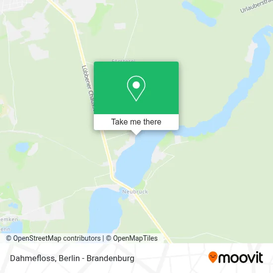 Dahmefloss map