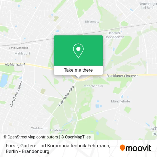 Forst-, Garten- Und Kommunaltechnik Fehrmann map