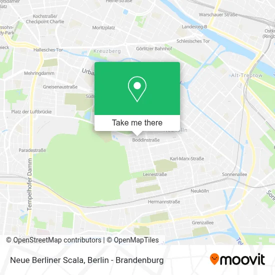Neue Berliner Scala map