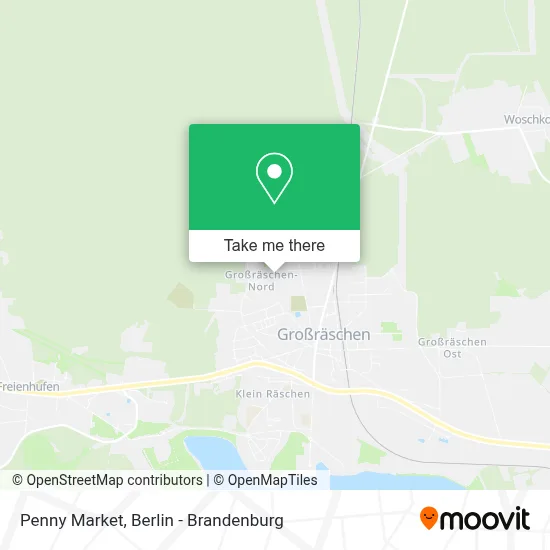 Penny Markt map