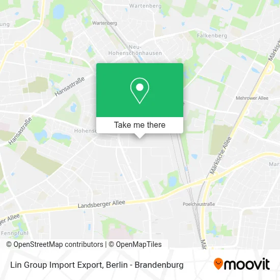 Lin Group Import Export map