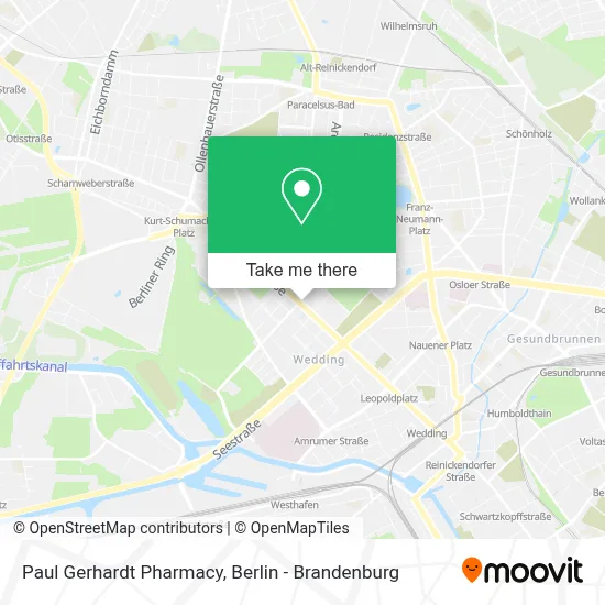 Paul Gerhardt Pharmacy map