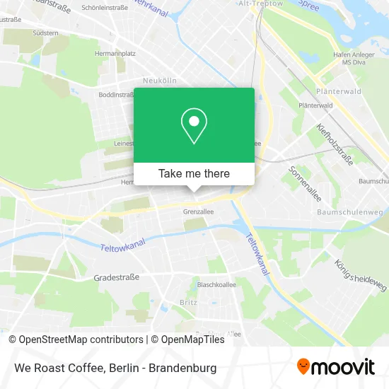 We Roast Coffee map