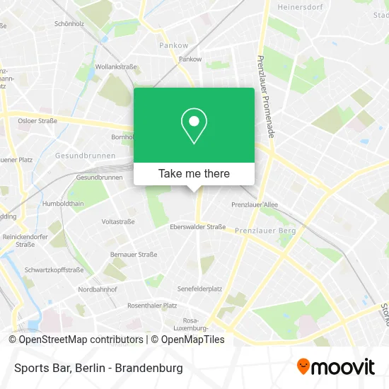 Sportsbar map