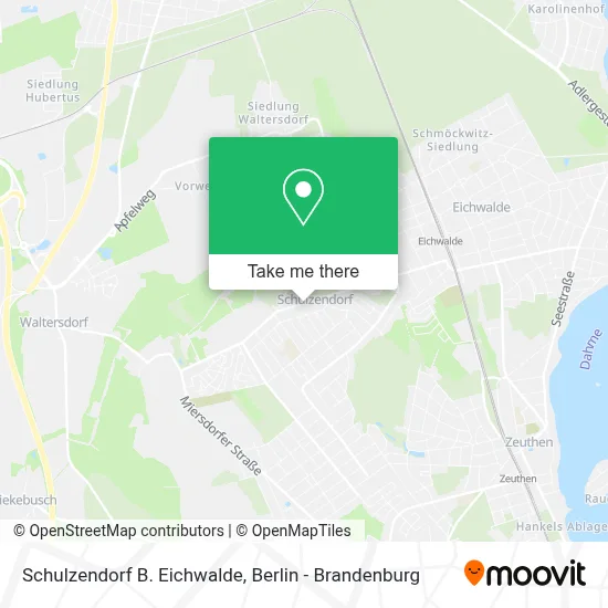 Schulzendorf B. Eichwalde map