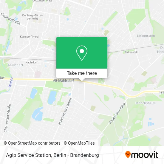 Agip Service Station map