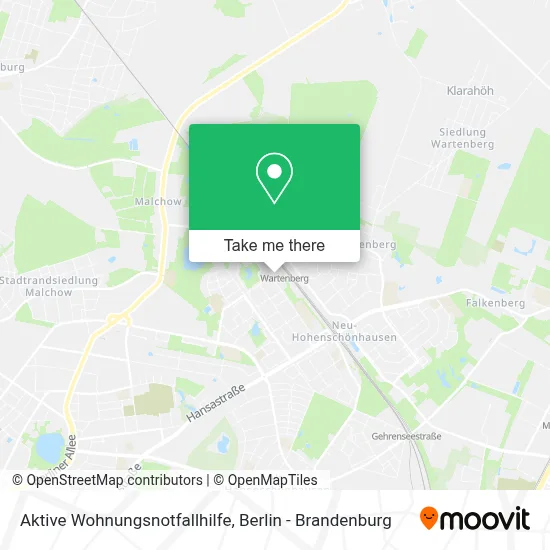 Aktive Wohnungsnotfallhilfe map