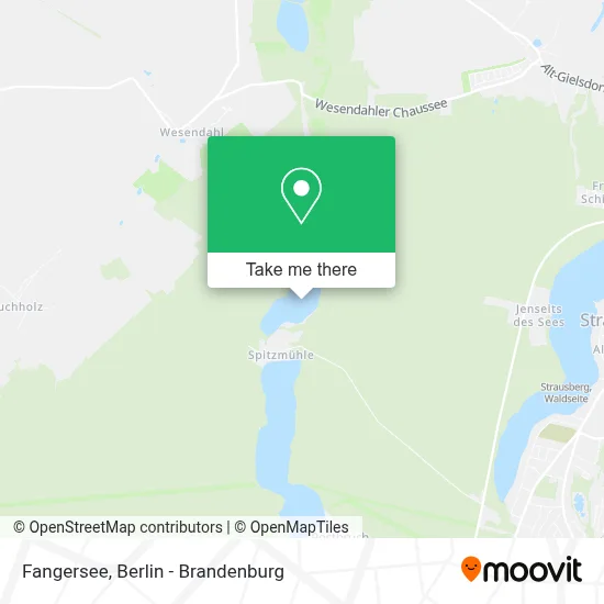 Fangersee map