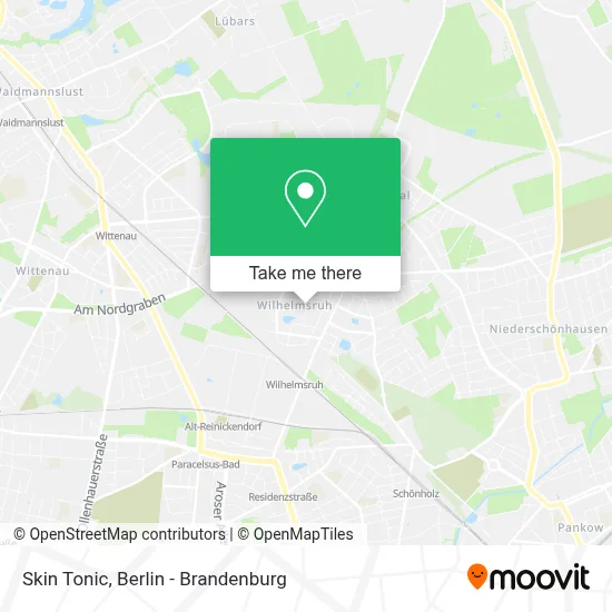 Skin Tonic map