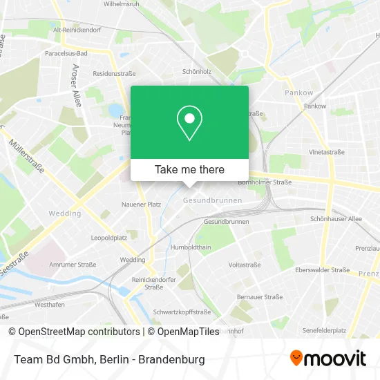 Team Bd Gmbh map