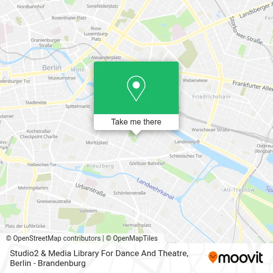Studio2 & Media Library For Dance And Theatre map