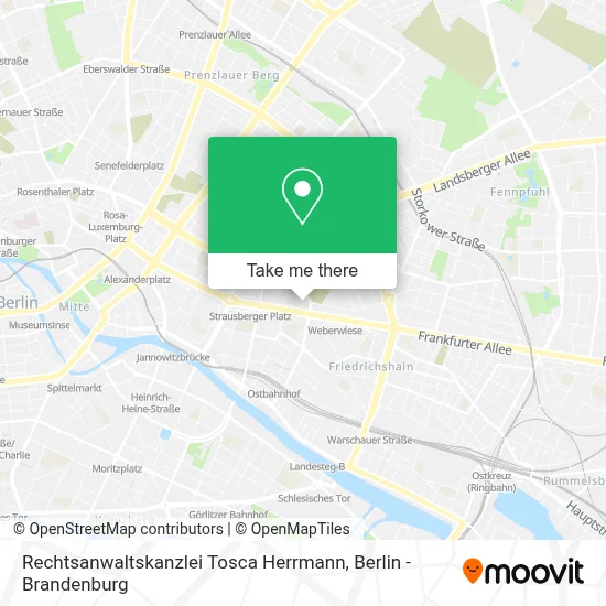 Rechtsanwaltskanzlei Tosca Herrmann map