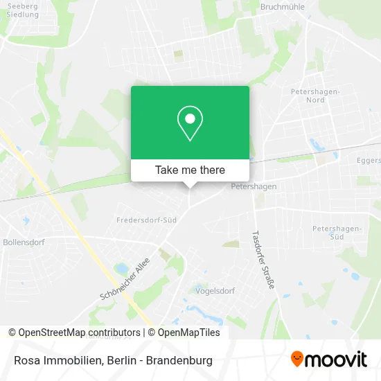 Rosa Immobilien map