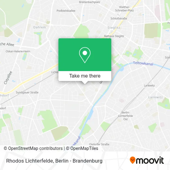 Rhodos Lichterfelde map