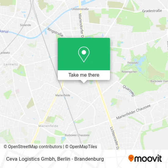 Ceva Logistics Gmbh map