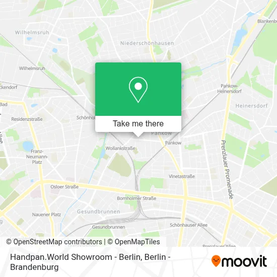 Handpan.World Showroom - Berlin map