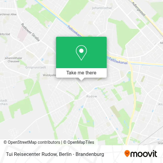 Tui Reisecenter Rudow map