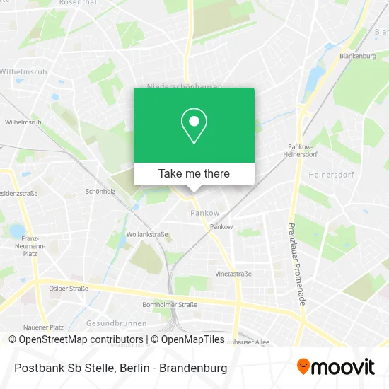 Postbank Sb Stelle map