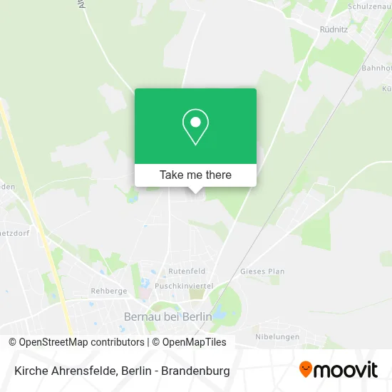 Kirche Ahrensfelde map