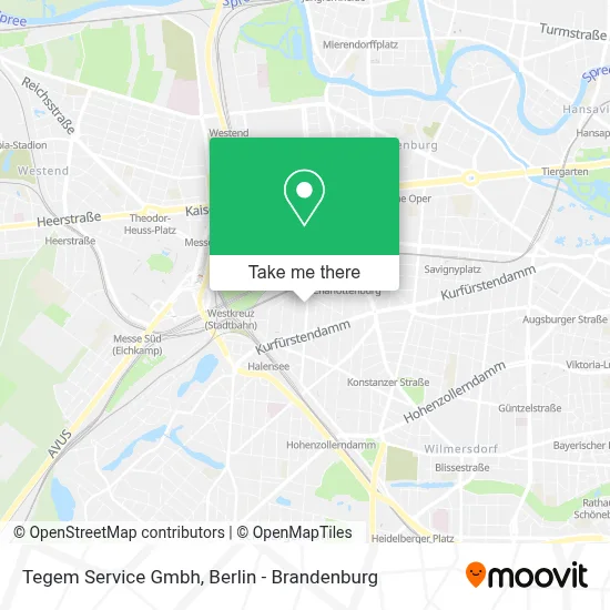 Tegem Service Gmbh map