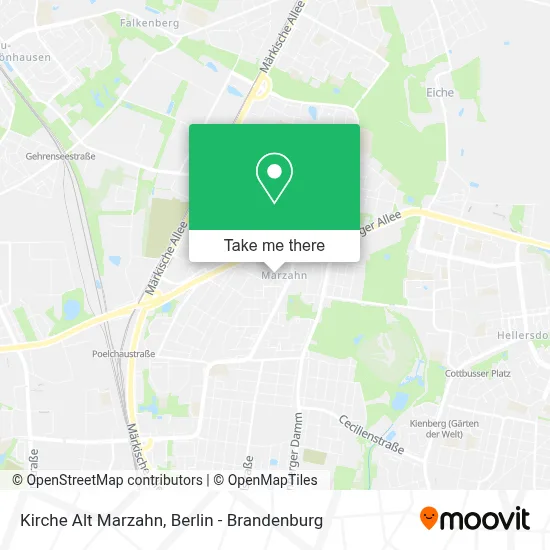 Kirche Alt Marzahn map