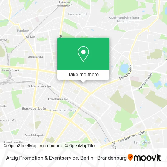Arzig Promotion & Eventservice map
