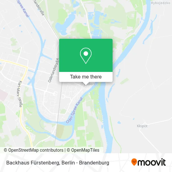Backhaus Fürstenberg map