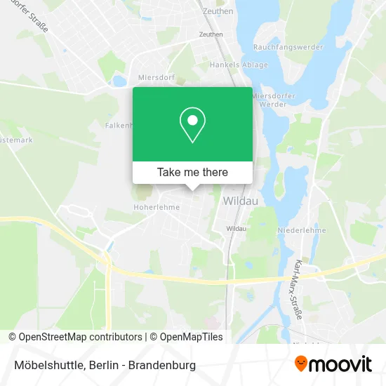 Möbelshuttle map