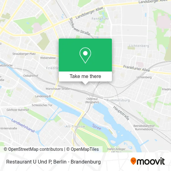 Restaurant U Und P map