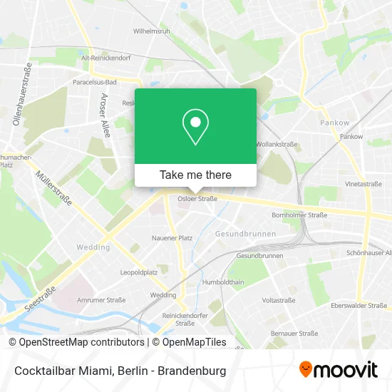 Cocktailbar Miami map