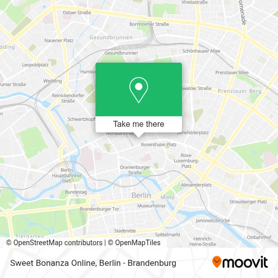 Sweet Bonanza Online map
