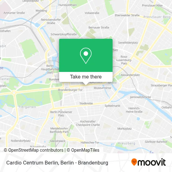 Cardio Centrum Berlin map