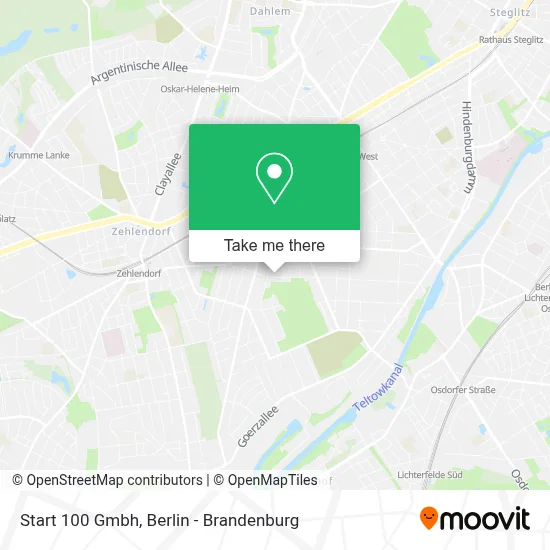 Start 100 Gmbh map