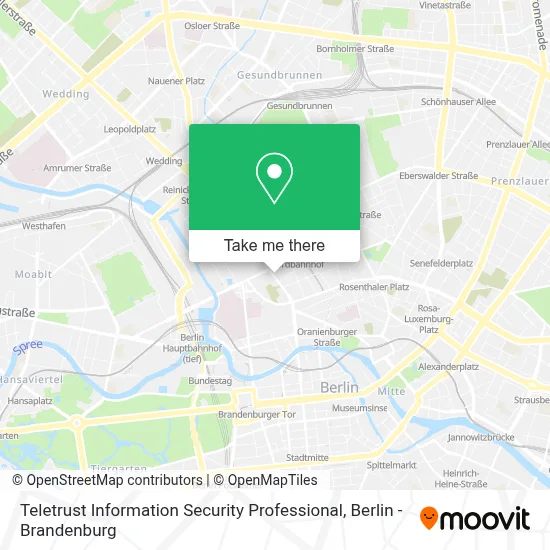 Teletrust Information Security Professional map