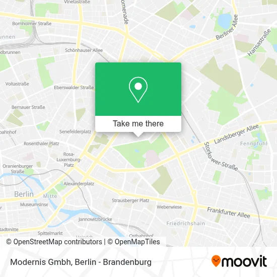 Modernis Gmbh map