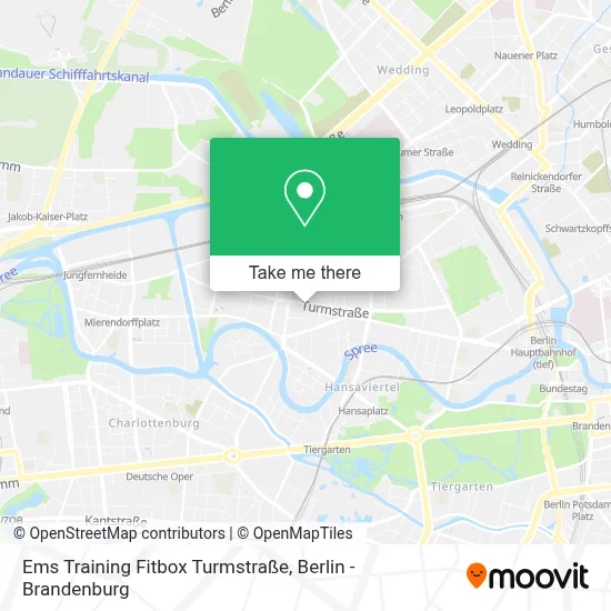 Ems Training Fitbox Turmstraße map