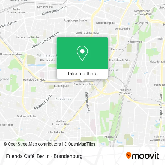 Friends Café map