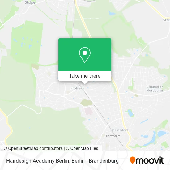 Hairdesign Academy Berlin map