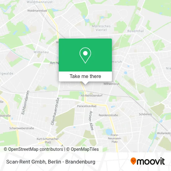 Scan-Rent Gmbh map