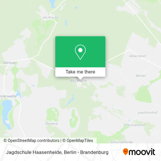 Jagdschule Haasenheide map
