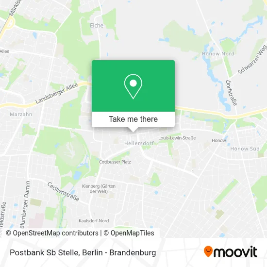 Postbank Sb Stelle map